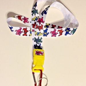 Cute Rainbow Dancing Bears Lanyard - Teachers